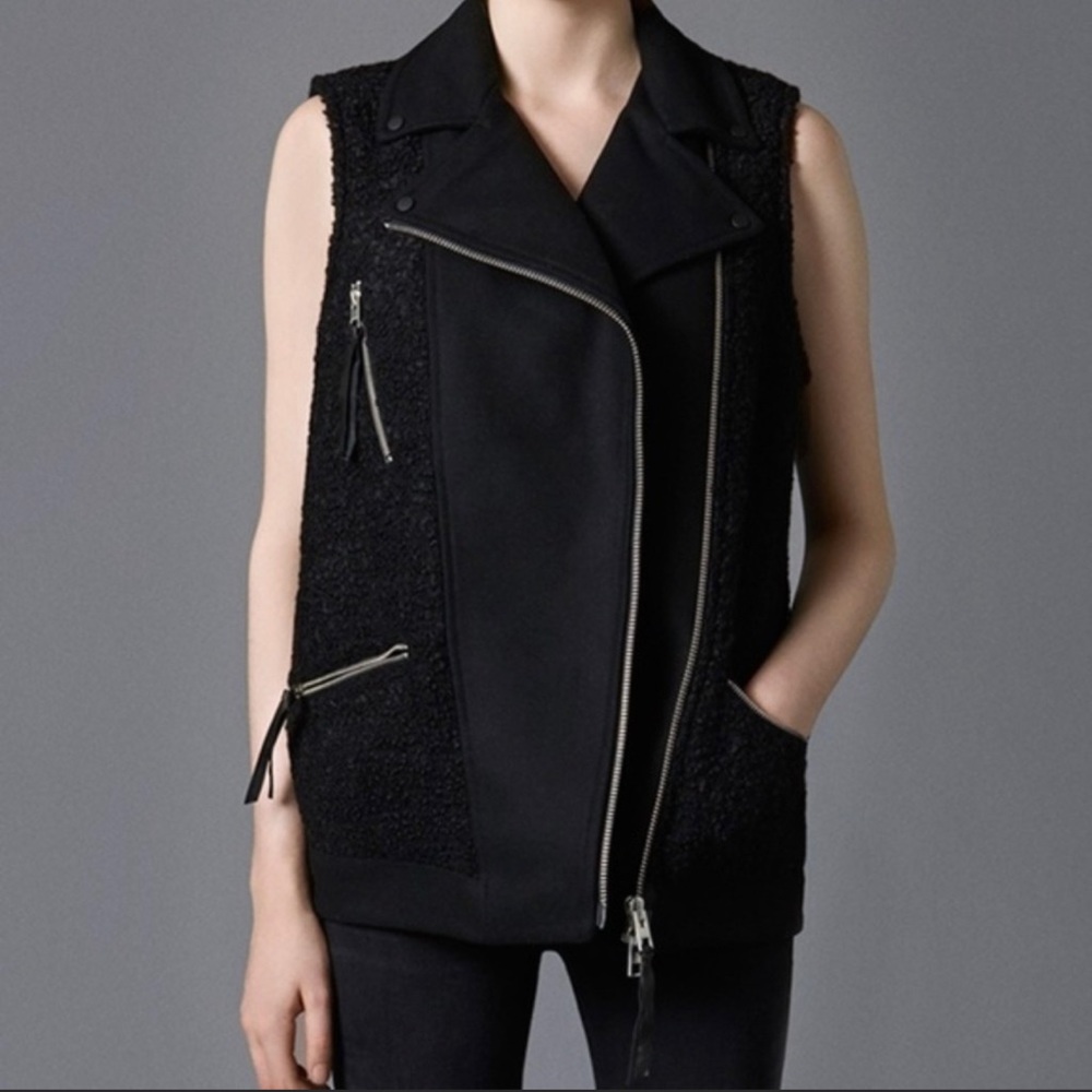 All Saints Biker Vest